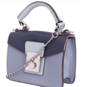 BCBGeneration Crossbody Bag – Raphaela in Ash Blue, Navy & Mint